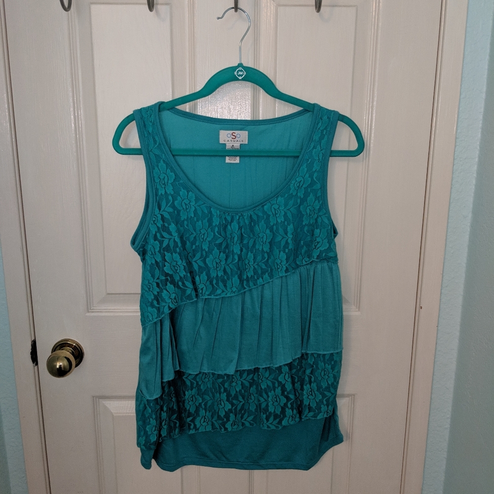 Layered tank tunic